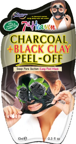 7TH HEAVEN CHARCOAL BLACK CLAY PEEL OFF 10 ML