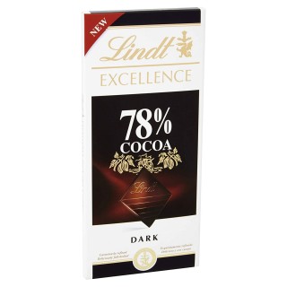 LINDT 78% COCOA DARK 100 GM