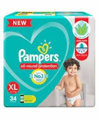 PAMPERS ALL ROND PANTS XL34P
