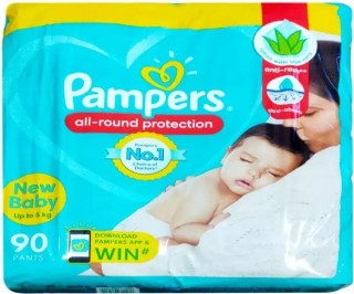 PAMPERS ALL ROND PANTS NB 90P