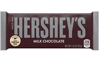 HERSHEYS MILK CHOCOLATE 43 GM