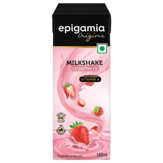 Epigamia Milkshake Strawberry 180ml