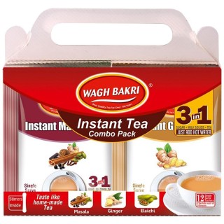 WAGH BAKRI INSTANT TEA COMBO PACK 3 IN 1 168 GM