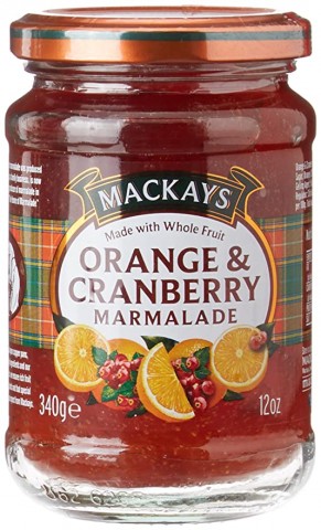 Mackays  Orange and Cranberry Marmalade340 GM