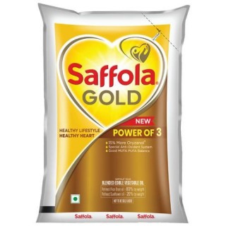 SAFFOLA GOLD OIL POUCH 1L