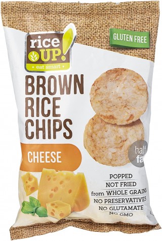 RiceUP BROWN RICE CHIPS CHEESE 60g