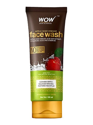 WOW APPLE CIDER FACE WASH TUBE 100 ML