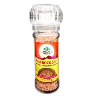 ORGANIC INDIA PINK ROCK SALT 100GM