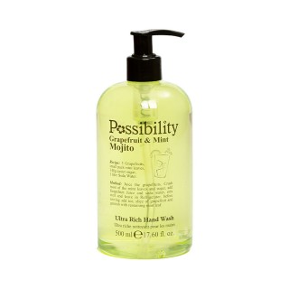 POSSIBILITY 500ML GRAPEFRUIT & MINT MOJITO 500ML HAND WASH BOTTLE WITH PUMP