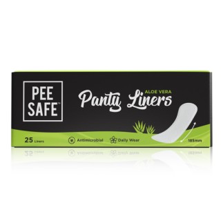 PEE SAFE ALOE VERA PANTY LINERS   PACK OF 25