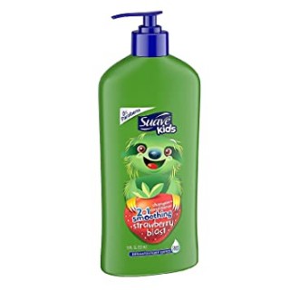 SUAVE KIDS SHAMPOO 2 IN 1 STRAWBERRY SMOOTHER 6 PCS 18OZ