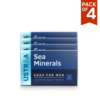 USTRAA SOAP SEA MINERALS PACK OF 4 (3+1)400GM