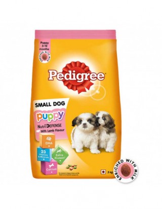 PEDIGREE PUPPY SMALL DOG WITH LAMB FLAVOUR 3KG
