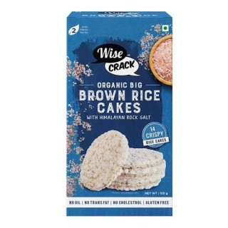 WiseCrack Organic Brown Rice Cake105 gm