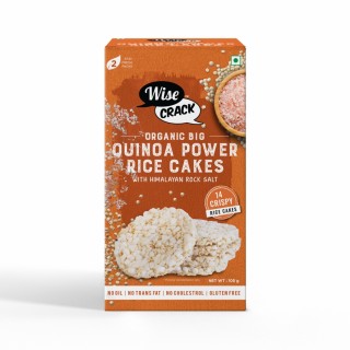 WiseCrack Organic Quinoa Power Rice Cake105 gm