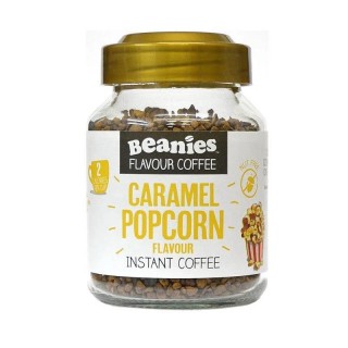 Beanies Flavoured Instant Coffee Caramel Popcorn 50g
