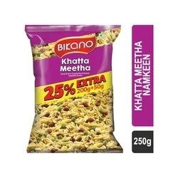 Bikano Khatta Meetha 200g+50g (Scheme)
