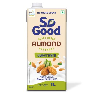 SO GOOD ALMOND UNSWEETENED 1LTR