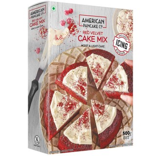 AMERICAN PANCAKE CO RED VELVET CAKE MIX 500g