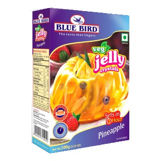 BLUE BIRD JELLY CRYSTALS (100% VEG) 100 GM CBD   PINEAPPLE