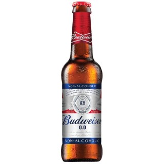 Budweiser 0 0 Non Alcoholic 330 ml Bottle