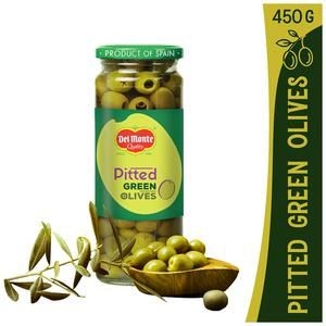 Delmonte Olive Green Pitted450g