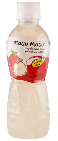 MOGU MOGU APPLE JUICE  WITH NATA DE COCO 300ML