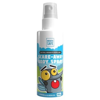 MOSKITO SAFE NATURAL ALCOHOL & DEET FREE MOSQUITO REPELLENT SPRAY 100ML