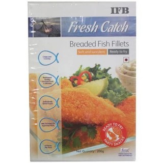 IFB FRESH CATCH BREADED FISH FILLETS- 200GM