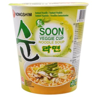 Nongshim Soon Veggie Cup Noodle Soup 67 gm