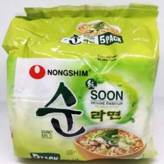 Nongshim Soon Veggie Ramyun (5 in 1) 560 gm