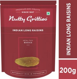 NUTTY GRITTIES Indian Long Raisins200GM