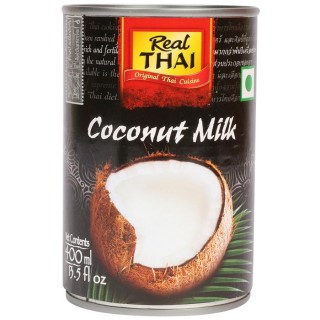 Real Thai Coconut Milk 17 19% 400 ml