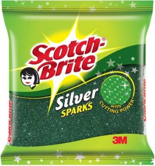 SCOTCH BRITE Silver Sparks 3.75X5.5