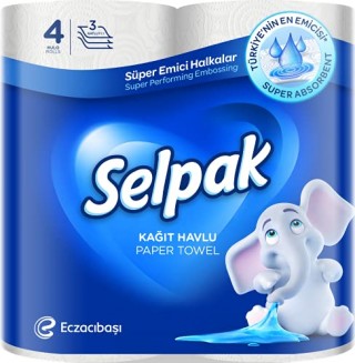 SELPAK Paper Towel 3ply 4rolls/pack