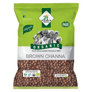 24 MANTRA BROWN CHANNA  WHOLE   500 GMS
