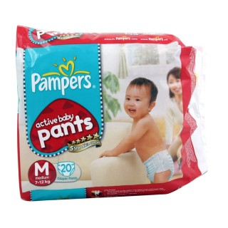 PAMPERS ACTIVE BBY PANTS M-20N