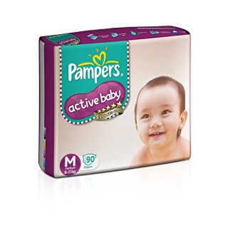 PAMPERS ACTIVE BBY PANTS M-90NOS