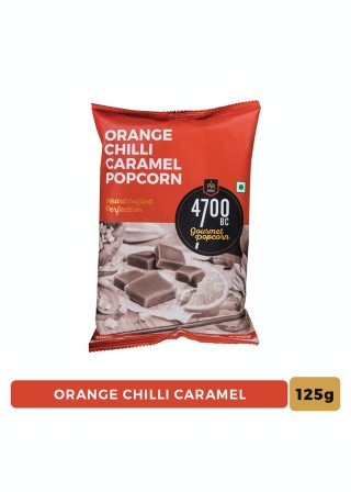 4700BC Orange Chilli Caramel Popcorn Pouch 125g