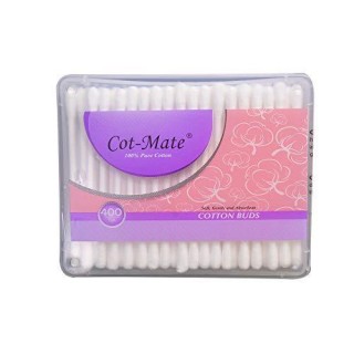COT-MATE Cotton Buds 200s Flat box (400 tips)