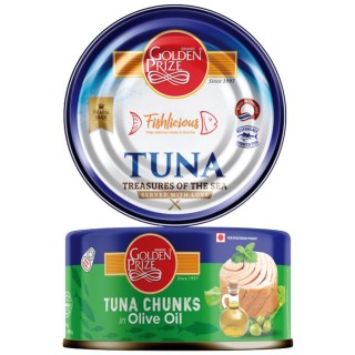 Golden Prize Tuna Chunks In Olive Oil 185g