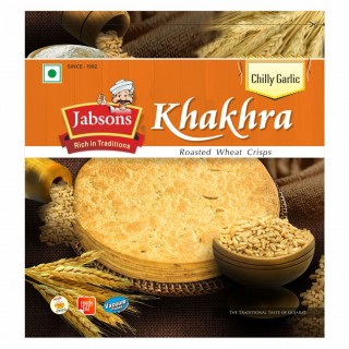 Jabsons Khakhra Chilly Garlic180g