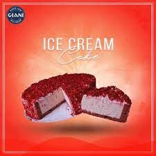 GIANIS RED VALVATE ICE CREAM CAKE 600G