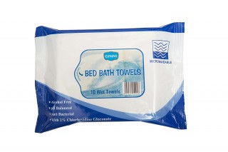 GINNI BED BATH TOWELS-10 PCS