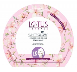 Lotus herbals WHITEGLOW Infused Brighteing Serum Mask 20g