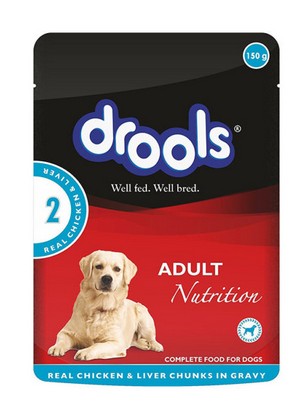 DROOLS ADULT GREVEY POUCH 150G