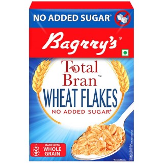 BAGRRYS Total Bran Wheat Flakes No added Sugar 500 gms BOX