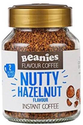 Beanies Flavoured Instant Coffee Nutty Hazelnut 50g