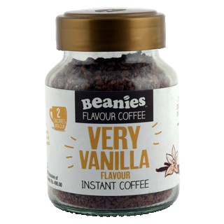 Beanies Flavoured Instant Coffee Very Vanilla 50g