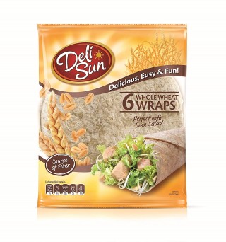 Delisun Soft Flour Tortillas Wraps (Large) 360g